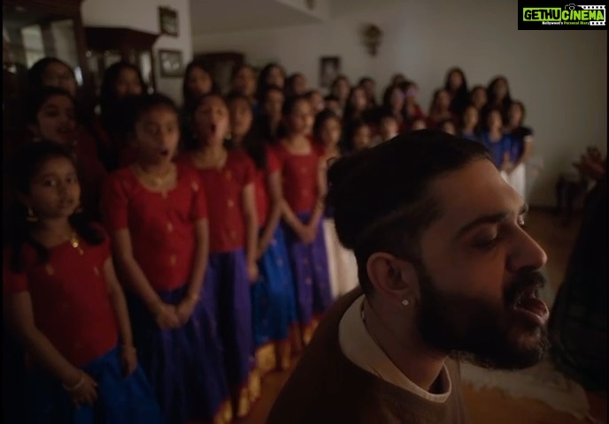 Sid Sriram Instagram - The frame is maybe my favourite visual frame I’ve ever been in, and this moment of the Do the Dance live piece felt so magnetic when we were performing. I was joined by @ajabaum @evanguymandude, my mother Latha Sriram and her choir The SLGV Carnatic choir. Directed by @bytanima DP: @xavi.nyc Recorded by @lemonseagrass Mixed by me Check out the whole piece on YouTube (link in bio), stream the whole SIDHARTH album everywhere (link in bio) All love, no hate
