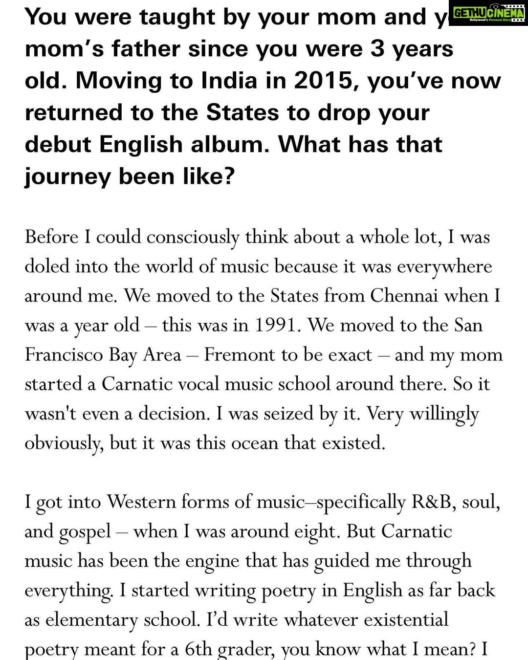 Sid Sriram Instagram - This conversation with @isha__sharma for @officemagazinenyc flowed effortlessly. She moved with warmth and curiosity, allowing for a sense of true honesty. I loved talking about my journey and the “Sidharth” album. Photos by @ahmedklink. Here are some excerpts from the interview, full interview link in bio cc: @defjam @nickdierl @orienteer All love, no hate