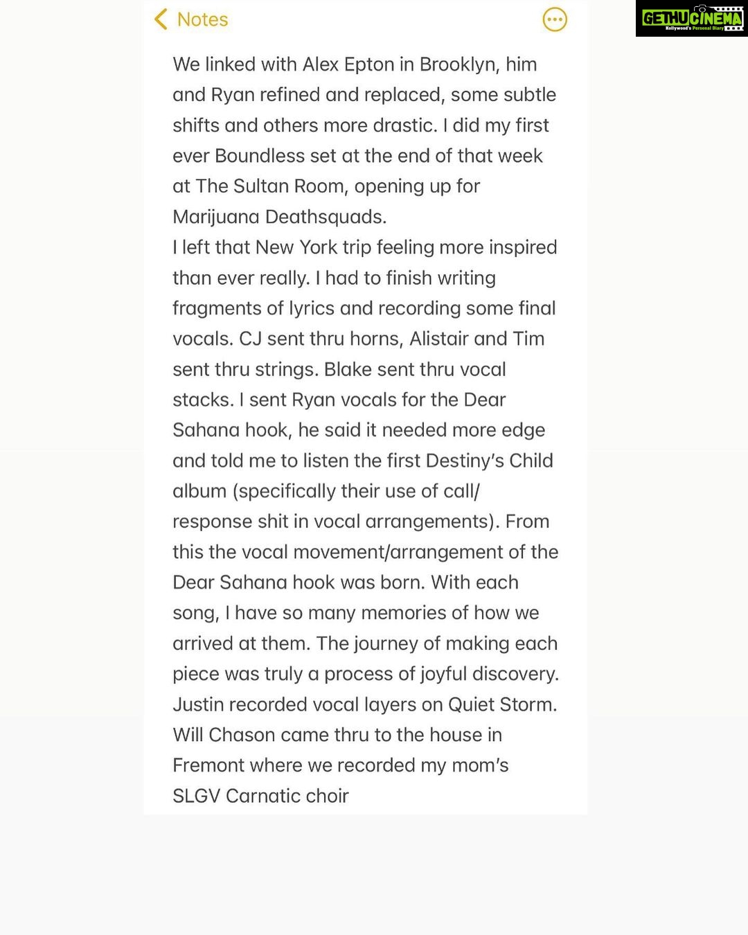 Sid Sriram Instagram - Sometimes the attention span allows it Musings from Sunday night It only lets me tag 20 ppl but I wanna tag like 100 ppl Also this is riddled w grammatical errors, but y’all know what it is already