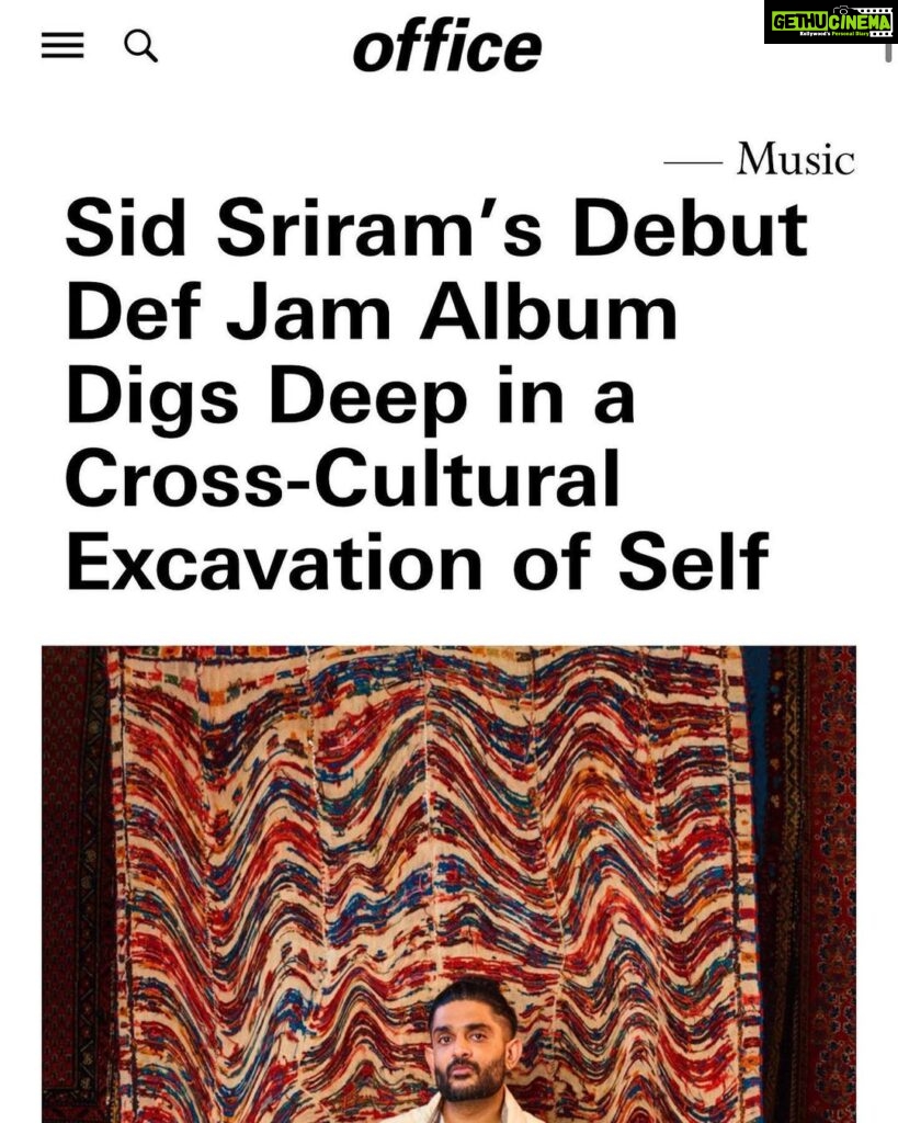 Sid Sriram Instagram - This conversation with @isha__sharma for @officemagazinenyc flowed effortlessly. She moved with warmth and curiosity, allowing for a sense of true honesty. I loved talking about my journey and the “Sidharth” album. Photos by @ahmedklink. Here are some excerpts from the interview, full interview link in bio cc: @defjam @nickdierl @orienteer All love, no hate