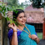 Sneha Sreekumar Instagram - Happy Morning❤️❤️❤️ Mua @sudha_sudhakar_makeover 📷 @sumanmarydas #morning #green #happyday #sareelove