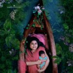 Sneha Sreekumar Instagram - ❤️❤️❤️❤️ 📷 @bharitha_photography Mua @makeupbyanil Costume @merins__boutique #newbornphotography #boy #happyday #mandothari #marimayam