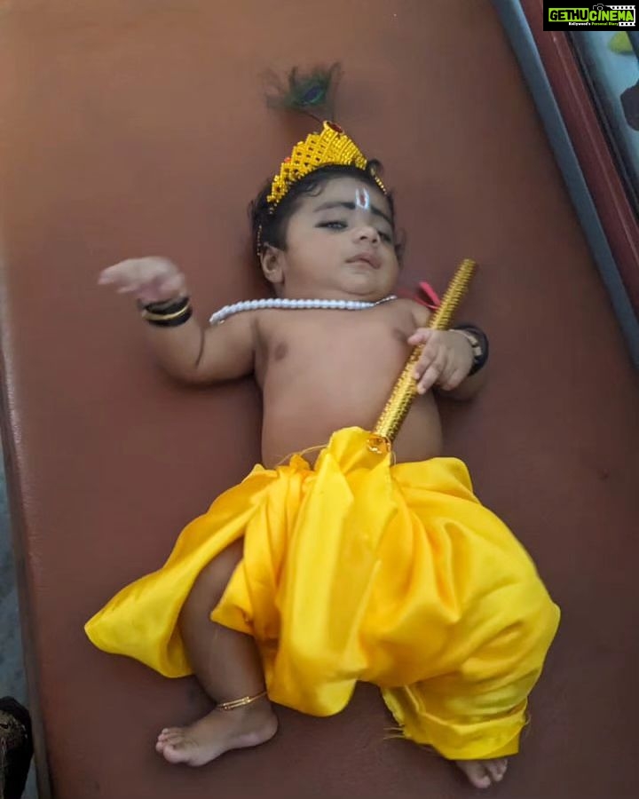 Sneha Sreekumar Instagram - 🥰🥰 #krishna #kannan #kedar