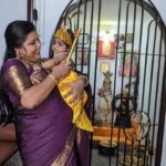 Sneha Sreekumar Instagram - എന്റെ അമ്പോറ്റി കണ്ണൻ ❤️❤️❤️ #krishna #love #kedar