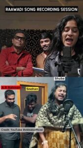 Snehan Instagram - அசலும் நகலும் @arrahman sir to act LOL make sure to stream our song Raawadi!! Original video by @vikkals_vikram @hariimuniyappan #arrahman #snehanlyrics #rawady #rawadysong #arrahmanmusic