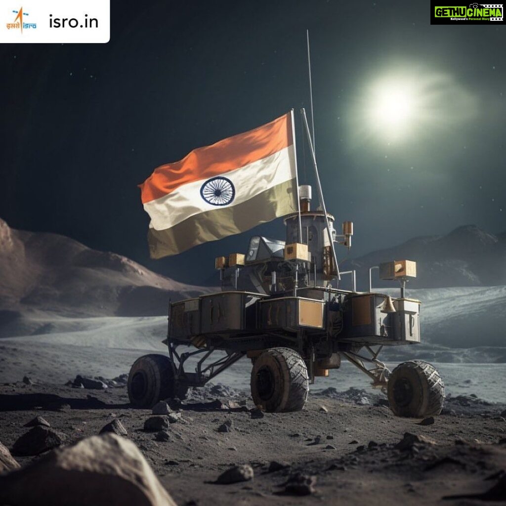 Sobhita Dhulipala Instagram - So thrilling. So so inspiring!! @chandrayan_3 has successfully soft landed on the moon. Congratulations, India! What a historic moment! @isro.in