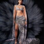 Sobhita Dhulipala Instagram - Fun night closing the show for @rohitgandhirahulkhanna at India couture week with the most charming @ishaankhatter for company!
