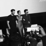 Sobhita Dhulipala Instagram - Press conference for #TheNightManager in Mumbai ki बारिश wearing Kaveri-blue 💙🩵🤍 Out in 2 daaaaaays!