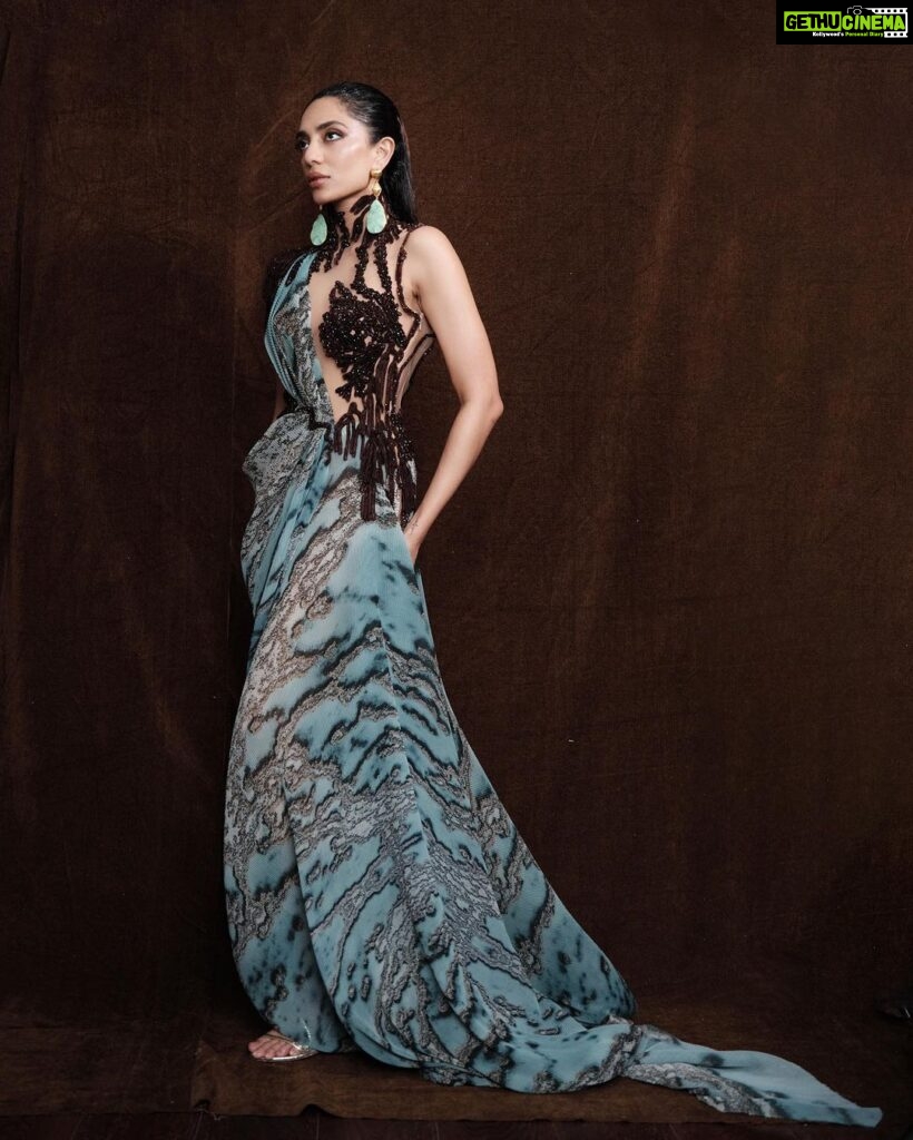 Sobhita Dhulipala Instagram - Wore this beautiful Amphitrite-esque gown for the screening of Made in heaven season 2 🤍