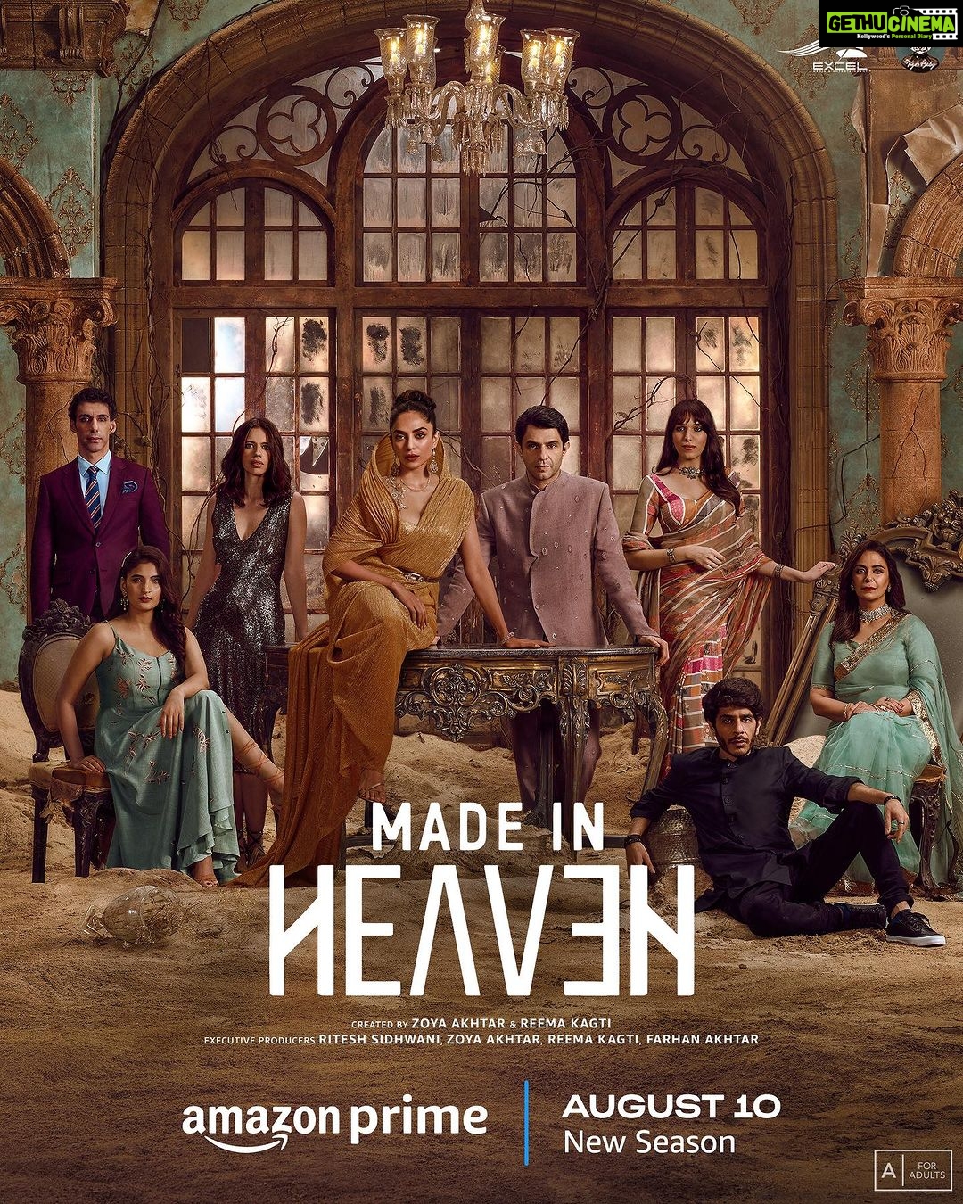 Sobhita Dhulipala Instagram - Making it official, finally! Team Made In Heaven is ready to enter the shaadi business again.✨ #MadeInHeavenOnPrime S2, Aug 10! @primevideoin @madeinheaventv @sobhitad @arjun__mathur @jimsarbhforreal @kalkikanmani @shashank.arora @raghuvanshishivani @monajsingh @vijayraazofficial @ishwaksingh @trintrin @zoieakhtar @reemakagti1 @nityamehra19 @alankrita601 @neeraj.ghaywan @ritesh_sid @faroutakhtar @kassimjagmagia @angaddevsingh_ @vishalrr @excelmovies @tigerbabyofficial