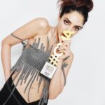 Sobhita Dhulipala Instagram - Felicitated with ‘Trendsetter of the year’ at the @graziaindia Millennial awards 2023. Wowzers. Thank you. #StayCurious #StayTrue