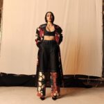 Sobhita Dhulipala Instagram – MIH press diaries 
This look felt beautifully unique. 
Somewhere from the world of Samurais and Geishas..warm warm winters and crayon-drawn skies