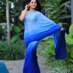 Sonalee Kulkarni Instagram - 🦋 Stylist @sshorewala Outfit @hopeandfaith_arts Location @radissonbluhotelspanashik #sonaleekulkarni #blue #marathimulgi #indian #traditional #sareelove #sari #instagram #instagood #instastyle