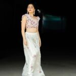 Sonalee Kulkarni Instagram - 🌸 Sunday love 💕 #sonaleekulkarni #saregamalittlechamps Outfit @labelyogitakadam Photographer @sanjaymandre