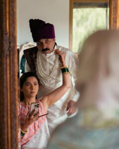Sonalee Kulkarni Instagram - Happy Father’s Day ! 

I will adjust your tie or pearls until I make you smile… 

I will hold your hands till I make you dance… 

I will make you wait patiently till I win all the prizes for you…. 

You are my first hero, no matter how many I have on and off screen! 

I love you, 
Papa’s girl 

#SonaleeKulkarni #ManoharKulkarni 
#happyfathersday 
#fathersday2023 
#myhero #myfather