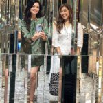Sonalee Kulkarni Instagram - Reflecting on our brighter future together! #sonaleekulkarni #phulawakhamkar #bff #bffgoals #growingtogether #bettertogether #illusion #reflection T.nagar