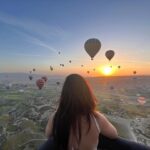 Sonalee Kulkarni Instagram - #postcards from #cappadocia One of the most magical sunrises I’ve seen! Dream come true in landscape mode ! #sonaleekulkarni #cappadocia #birthdaytrip #bucketlist #birthdaypact with @kb_keno turkey #kapadokya #traveller Cappadocia / Kapadokya