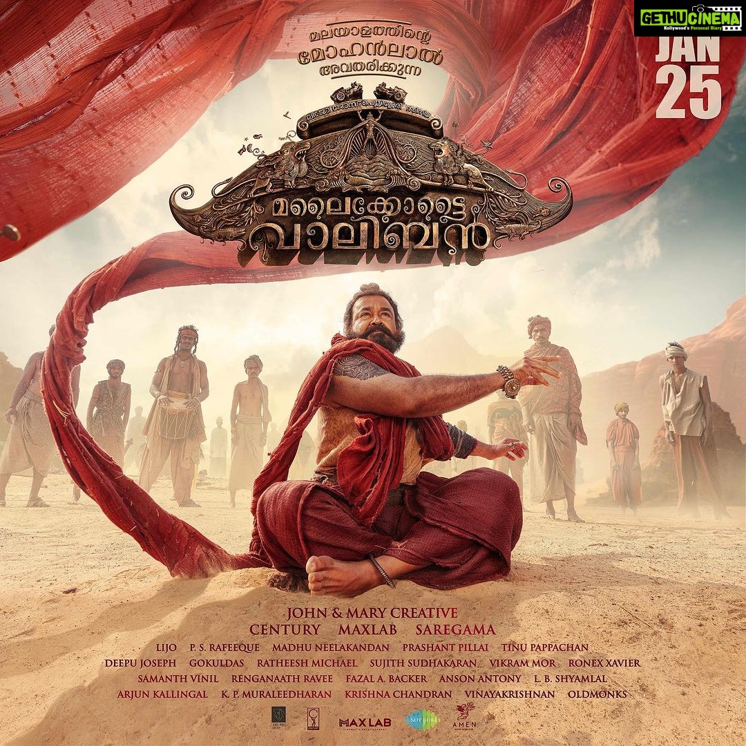 Sonalee Kulkarni Instagram - The countdown has begun! Vaaliban is arriving in theatres worldwide on 25th January 2024! #VaalibanOnJan25 #MalaikottaiVaaliban @mohanlal @lijo_lebowski @shibu_babyjohn @achubjohn @madhuneelakandan #HareeshPeradi @tinu_pappachan @danishsait @katha_nandi @iprashantpillai @johnandmary.creative @centuryfilms.in #maxlab @vikrammehra30 @sidakumar @nakli_photographer @yoodleefilms @saregamamalayalam @saregama_official @saregamatamil @saregamatelugu @saregama_kannada #sonaleekulkarni