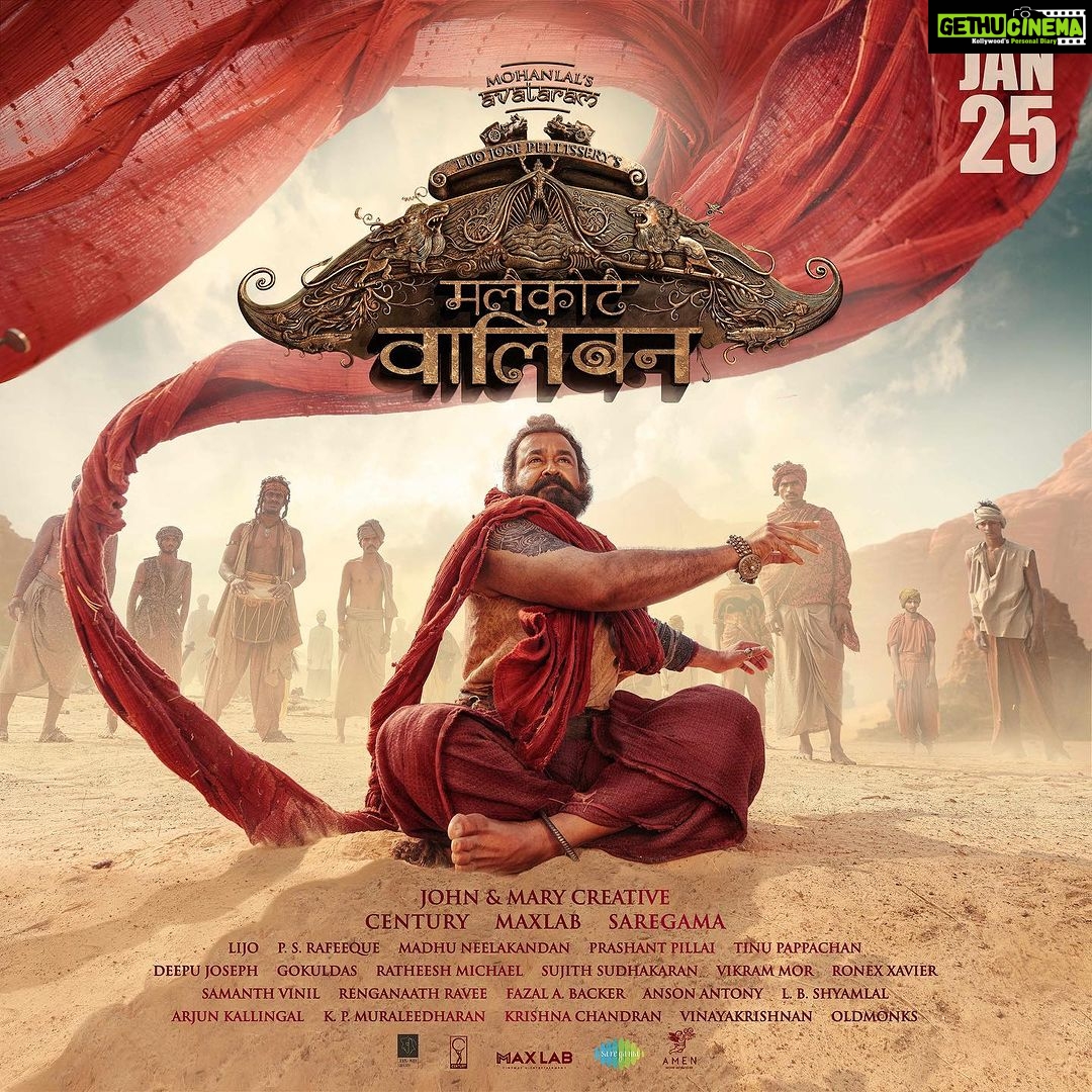 Sonalee Kulkarni Instagram - The countdown has begun! Vaaliban is arriving in theatres worldwide on 25th January 2024! #VaalibanOnJan25 #MalaikottaiVaaliban @mohanlal @lijo_lebowski @shibu_babyjohn @achubjohn @madhuneelakandan #HareeshPeradi @tinu_pappachan @danishsait @katha_nandi @iprashantpillai @johnandmary.creative @centuryfilms.in #maxlab @vikrammehra30 @sidakumar @nakli_photographer @yoodleefilms @saregamamalayalam @saregama_official @saregamatamil @saregamatelugu @saregama_kannada #sonaleekulkarni