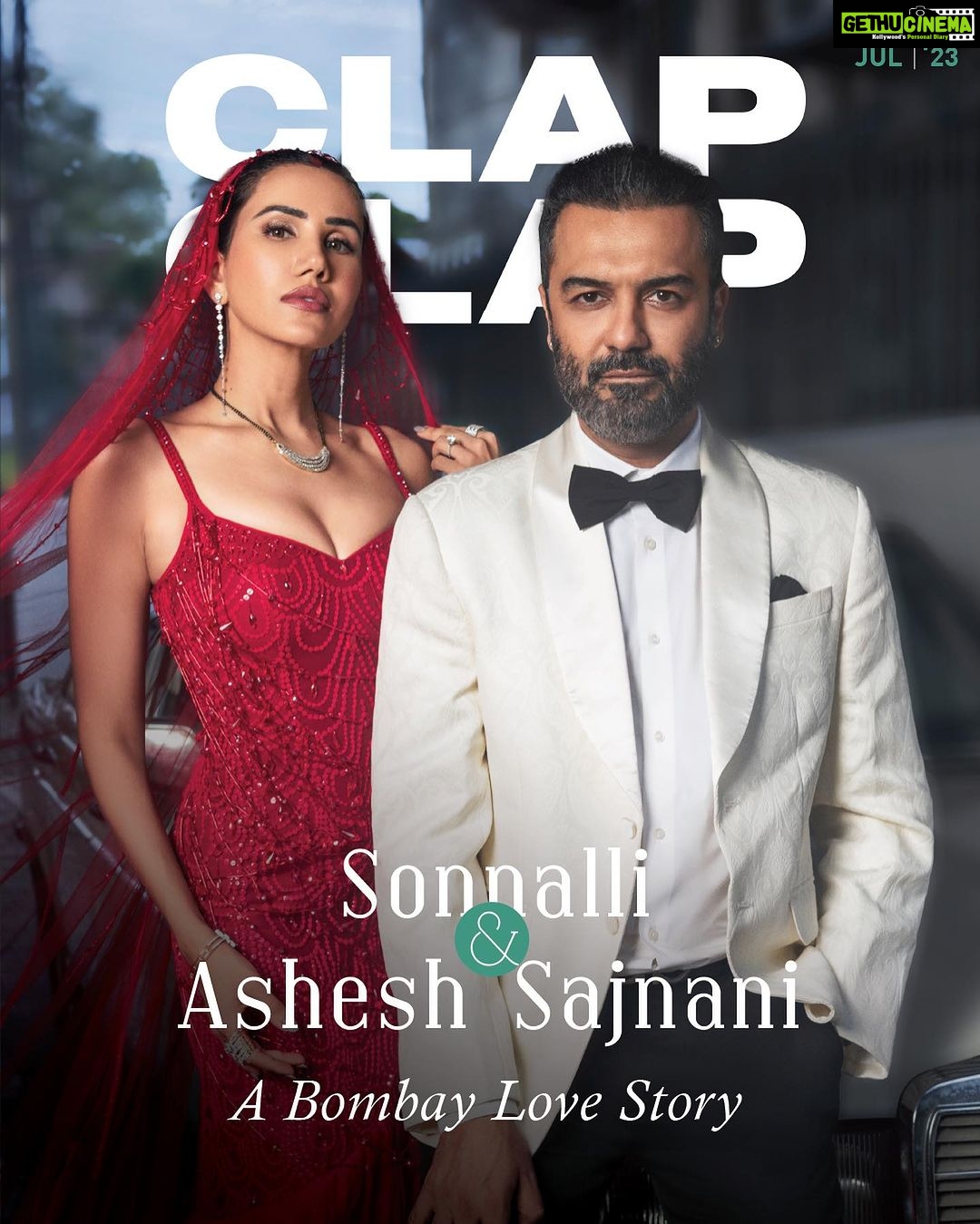 Sonnalli Seygall Instagram - Not without my sindoor, mangalsutra & pati ❤️🥹 Swipe ⬅️ to see pati & I on our first cover together. For @clapclapindia Photographer - @dinesh_ahuja Chief Editor - @soul_kari Styled By - @parikshaat Hair & Makeup - @saniya.advani Location - @viabombay Outfit - @neetalulla @houseofneetalulla Jewellery - @gehnajewellers1 Ashesh’s outfit Suit - @narendra_kumar_bespoke Shirt - @bombayshirts Bow - @tisastudio Words - @krishikabhatia Operations - @g_makhija3098