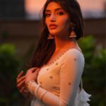 Sreeleela Instagram - Feeling the hour 🧡 . . . . . . . . 📸- @stories_of_cnu 👗- @kanakadharadesigns 💄 - @makeupbyharika Hair - @koduruamarnath