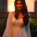 Sreeleela Instagram - Feeling the hour 🧡 . . . . . . . . 📸- @stories_of_cnu 👗- @kanakadharadesigns 💄 - @makeupbyharika Hair - @koduruamarnath