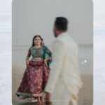 Sreevidya Nair Instagram - Soooo this happened,We’ve decided on forever. 💍 @rahul_ramchandrann 🥺😘 Photo courtesy 📷 - @wings_media @wingsman__munavarali Costume 👰‍♀️- @jazaashdesignstudio MUA 💄@arun_uthradam Hair 🎀 @hennamakeupstudio Nail 💅 @nails_by_rakhi Mehanti @shuhadaz_henna Costume🤵‍♂️ - @kurdhishdesigns Event done by - @1m_events #engagement #engaged IMAN BEACH RESORT MOGRAL