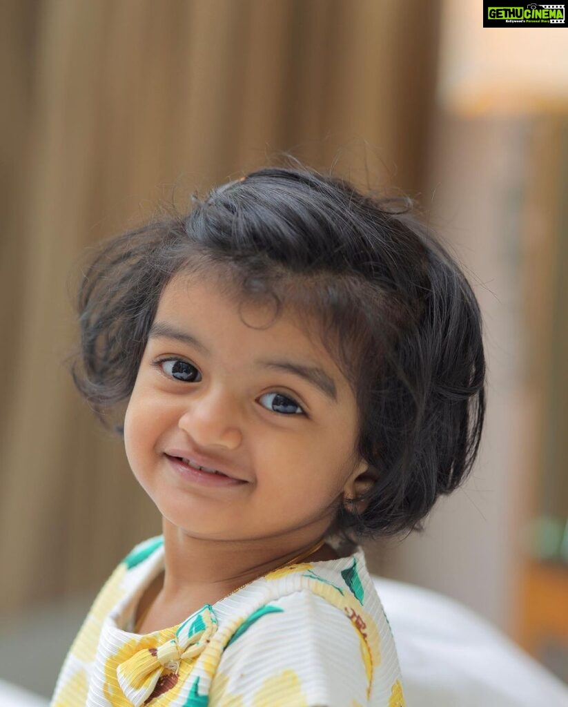 Sridevi Ashok Instagram - @sitara_chintala - A giggle wrapped in sunshine and glutted #babygirl #babiesofchennai #fashionstyle #chennaibaby #fashionable Chennai, India