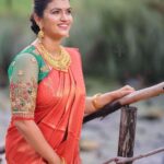 Sridevi Ashok Instagram - Very Good Morning… Have a nice week ahead. Half saree : @tweety_threads Make up - @jiyamakeupartistry Hairstyle- @mani_stylist_ Photography - @rootzstudios Location- @sppgardens #photoshoot #srideviashok #fashionlover #fashionphotography #lifestyleblogger #newclothing