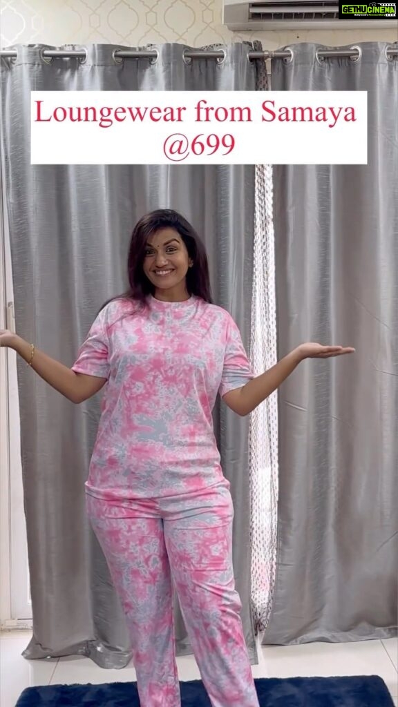 Sridevi Ashok Instagram - Comment below for link@🌸 or order at www.samayasareeshaper.com A lounge wear that’s perfect for a cozy day in, Netflix & chill and sleep over at your friends place. The fine quality of fabric is super comfortable for a good night sleep !our cute prints will add a smile on your face, It is made of cotton fabric which makes it super comfortable and soft on skin.The relaxed fit makes it breathable ,sleepable😜( word that we found ) Slay and be comfortable 😴 set -bottom and top -With pockets - relaxed fit -Lycra material - soft and super comfortable - full length #loungewear #srideviashok