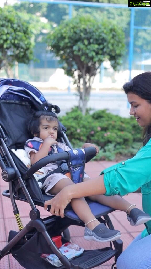 Sridevi Ashok Instagram - Happiness is exploring the world with your baby Embrace the joy of playful moments with the @luvlap.in Alpha Stroller. Create lasting memories and cherish every precious laugh. 😄❤️