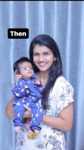 Sridevi Ashok Instagram - @sitara_chintala now and then 😍🥰❤️