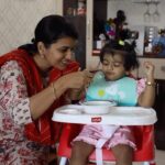 Sridevi Ashok Instagram - Say goodbye to mealtime messes with the @luvlap.in 4-in-1 Convertible High Chair. Experience the joy of mess-free meals together! 🍽️💕 #MessFreeMeals #LuvLapHighChair