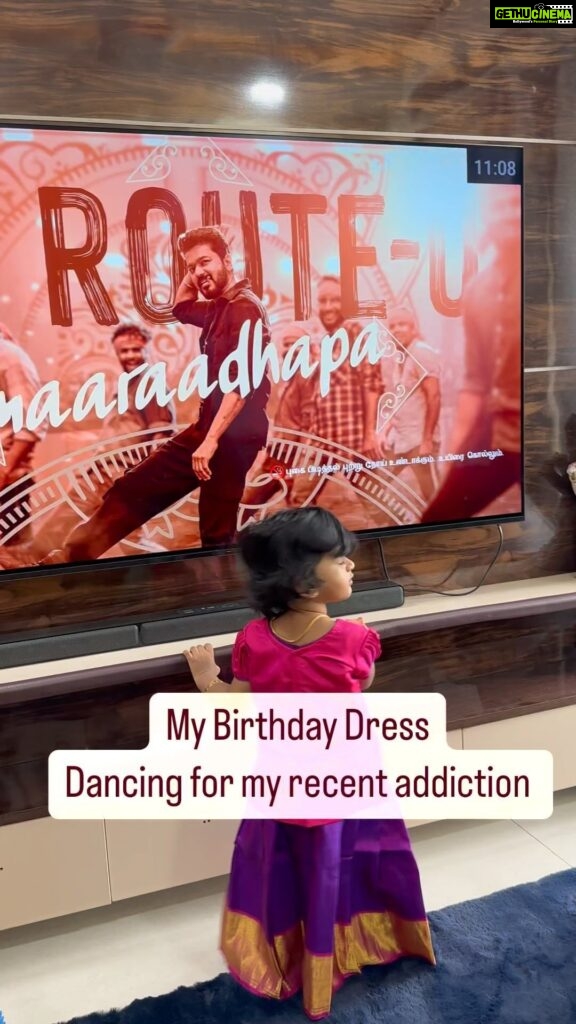 Sridevi Ashok Instagram - For My Birthday- Here you go dancing for my recent addiction #naready #nareadythavarava #leo #vijay #thalapathy #thalapathyvijay