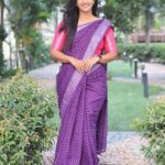 Sridevi Ashok Instagram - A woman wearing a saree for sure is a wonder woman. Saree : @spscollections2023 Checkout @spscollections2023 for exclusive collection of sarees and Kurtis. #srideviashok #sareecollection #mysareecollection Chennai, India