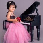 Sridevi Ashok Instagram - Birthday photoshoot for @sitara_chintala Photography: @snugglebunnyphotography Combo dress : @io__fashion #srideviashok #birthdayphotoshoot #momanddaughter #momanddaughterdress #combodress Chennai, India