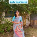 Sridevi Ashok Instagram – Getting ready in a daily wear saree😇

Saree : @lfab_creations 

#srideviashok #getreadywithme #sareelove