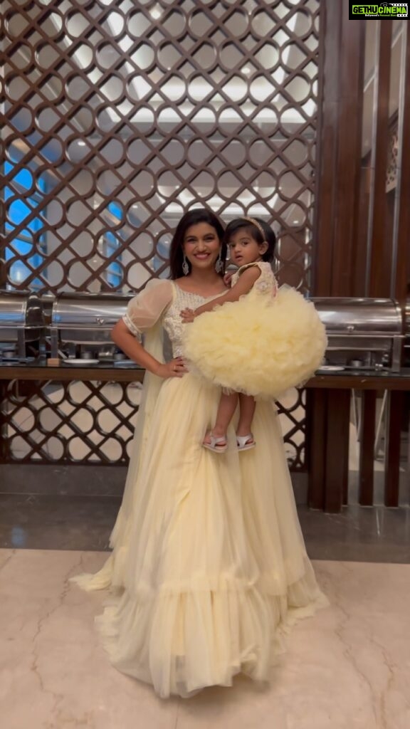 Sridevi Ashok Instagram - ShowStopper At the @ikfw_official event wearing Mom and Daughter combo dress from @vika.label . @sitara_chintala looked so graceful in this dress .. #fashionblogger #fashionweek #styleblogger #showstopper #kidsfashion #fashionphotography #srideviashok The Westin Chennai Velachery