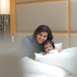 Sridevi Ashok Instagram - That’s our Sunday family time …🥰❤️ @ashok_chintala @sitara_chintala #srideviashok #familytime #familyphotography #westinchennai #couplegoals #fashionstyle #fashionblogger #fashionable #chennaiinfluencer #westin #marriottbonvoy #marriott The Westin Chennai Velachery
