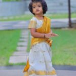 Sridevi Ashok Instagram - This is our Onam photoshoot. @sitara_chintala you are soo grown up and looking damn cute.. We wish you all a Happy Onam 🫶❤️ Photography : @ashok_chintala #srideviashok #onamphotoshoot #onam #onam2023 #modelshoot #chennaiinfluencer #fashionblogger #fashionable #mommyblogger #chennaimommyblogger Chennai, India