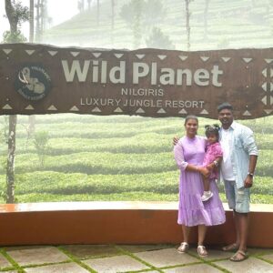 Sridevi Ashok Instagram - When luxury and comfort meets the wild, it’s none other than wild planet @wildplanetresort Wild planet luxury jungle resort could be a wonderful getaway plan one could make. Away from the routine life, the no network zone is a delight. They offer one of the best hospitality ensuring your comfort and safety to be the top priority. Staff was very humble and helpful , accommodating our in house requests and ensuring we had a pleasant stay. The food options provided for breakfast, lunch and dinner were extensive and not to forget delicious. They ensured to provide both healthy and tempting buffet options to blend with your mood for the day.. Kids play area was well maintained. @sitara_chintala had awesome time . Indeed a wonderful experience.. You should definitely try this monsoon season to experience the real rain forest 🥰❤️ . Thank you @wildplanetresort @tripstoluxury for hosting us. #srideviashok #travelblogger #traveldiaries #monsoongetaway #nilgiris #jungleresort #wildplanet #familytrip #chennaiinfluencer Wild Planet Jungle Resort