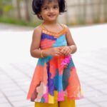 Sridevi Ashok Instagram - Happiness is wearing the same dress ❤️ Mom & Dress Combo : @io__fashion Photoshoot : @ashok_chintala #srideviashok #fashionable #fashionblogger #fashiongram #designerchildrenswearofficial #designerwearinspiration #momanddaughter #momanddaughterdress #chennaiinfluencer Chennai, India