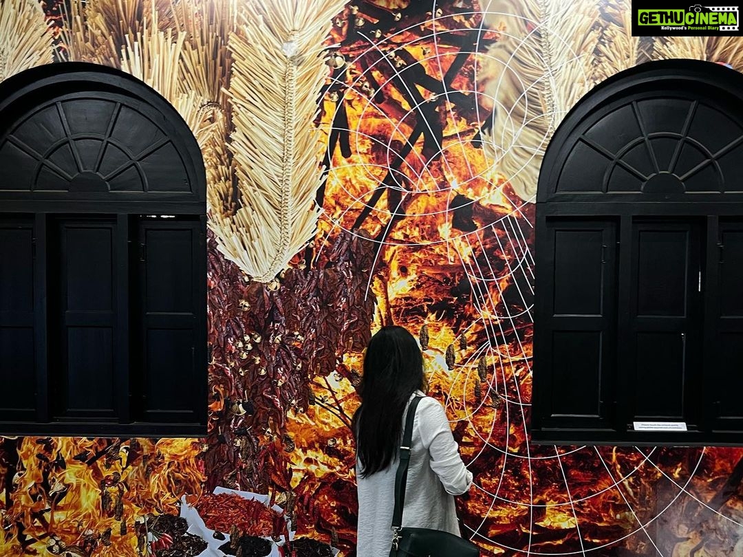 Srinda Instagram - Yesterday @kochibiennale 💗 #biennale Kochi-Muziris Biennale