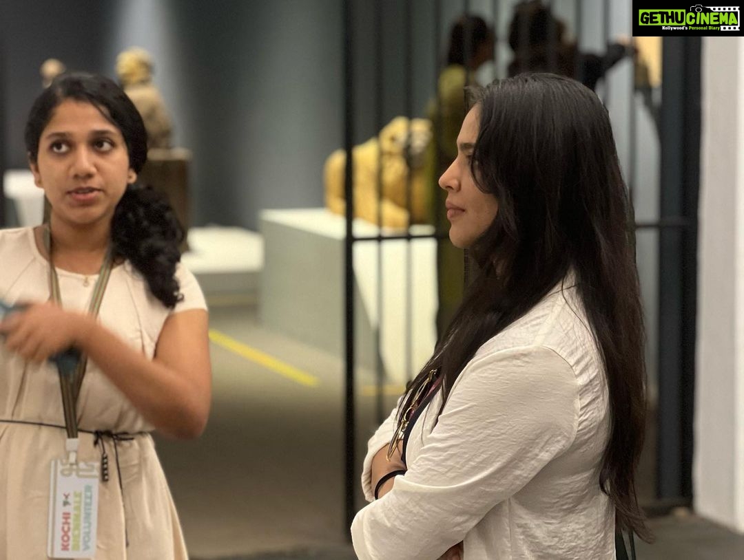 Srinda Instagram - Yesterday @kochibiennale 💗 #biennale Kochi-Muziris Biennale