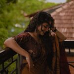 Srinda Instagram - Saree @medha.in Hmua by @unnips shot by @parvathy.prasad_ Location @azora.hotels