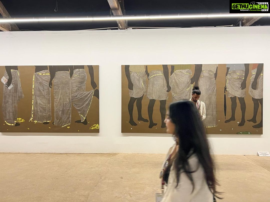 Srinda Instagram - Yesterday @kochibiennale 💗 #biennale Kochi-Muziris Biennale