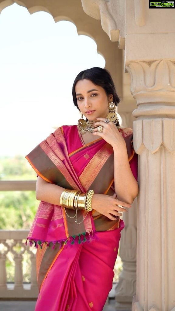 Srinidhi Ramesh Shetty Instagram - #KhushExclusive: Classic couture gets a global update as South Indian Actor Srinidhi Shetty (@srinidhi_shetty) plays the timeless bride for Khush Wedding’s digital story. With the palatial Fairmont Jaipur creating the perfect setting, the actor brings back old-world charm, dressed in pure traditional weaves and ornate jewels. All wardrobe: @real_weaverstory Jewellery: @ajewelsbyanmol @sachdeva.ritika @creyons_ @purabpaschim Editor-in-chief: @sonia_ullah Photography: @sunillade Creative Director: @mannisahota_ Fashion Editor: @vikas_r Concept & Styling: @tanishqmalhotraa Makeup: @kalwon_beauty Hair: @jitinrathore Videography: @amitsomvanshiphotography Styling Assistant: @elwadhiarchita, @thestylethesaurus_ Photography Assistant: @13m_nagendra Location: @fairmontjaipurindia Production: @citruzoninsta #indianfashion #bollywood #srinidhishetty
