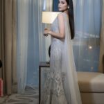 Srinidhi Ramesh Shetty Instagram - Sparkle & shine ✨️🤍 . . . . . Outfit @taruntahiliani Stylist @niru05_raghupathy Jewellery @kyra_gallery Makeup @roshnisafir Hair @babita.kc.1272 Photos @faisal_tirz #SIIMA2023 ✨️