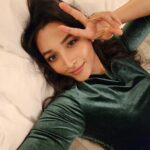 Srinidhi Ramesh Shetty Instagram - Hitting the bed! Literally 😴
