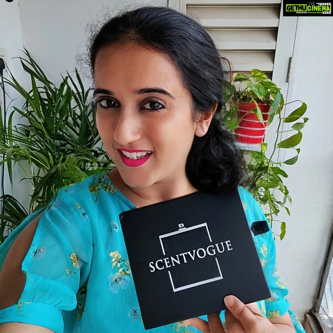 Sriranjani Sundaram Instagram - I love perfumes! Like looooove them!! And this time, I've a curation of fruity fragrances from @scent_vogue that I'll pamper myself with :) Thank you guys for the experience :) #pamperperfumeplay